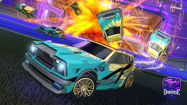 A Rocket League car design from Tilinxdddd
