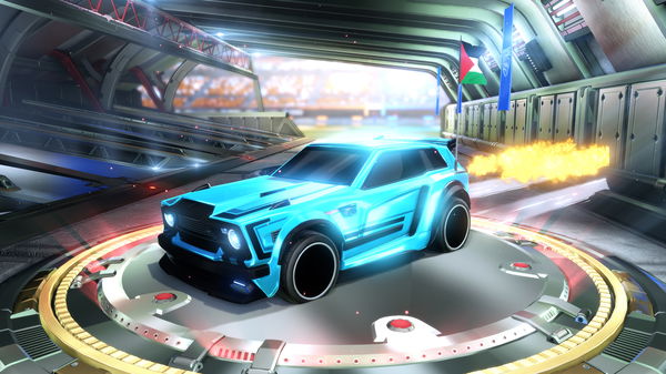 A Rocket League car design from LOLUDED