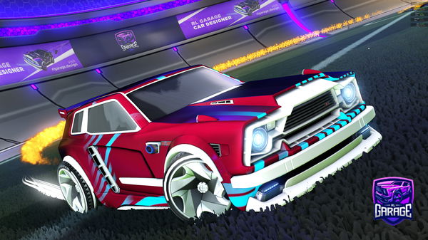 A Rocket League car design from iMuppetYT