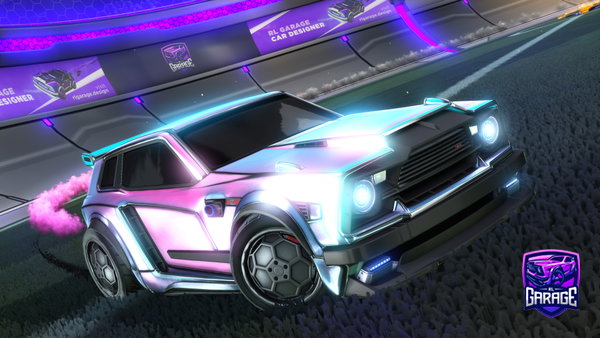 A Rocket League car design from Smokary