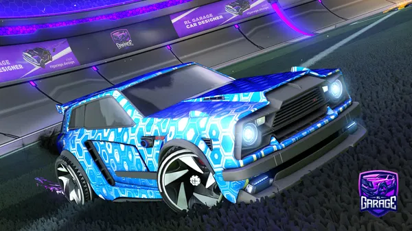 A Rocket League car design from tepih