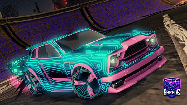 A Rocket League car design from Polar-Ray