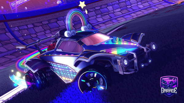 A Rocket League car design from -Goose-