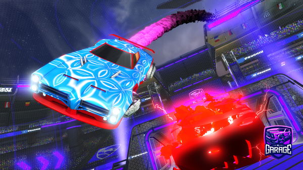 A Rocket League car design from FusionVoltage