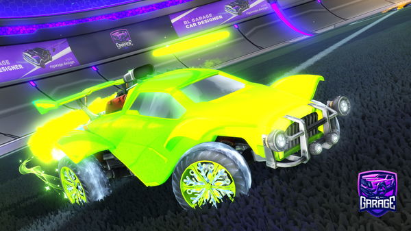 A Rocket League car design from XavATTAX