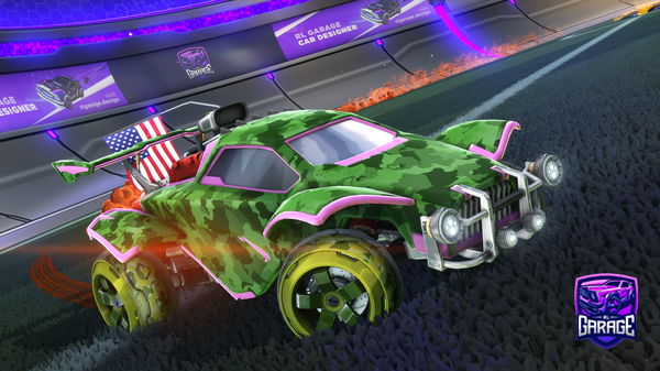 A Rocket League car design from ultimategamer08