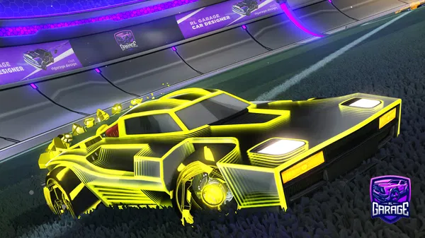 A Rocket League car design from KingCapybara403