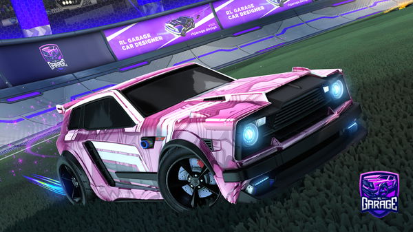 A Rocket League car design from Tcgrayan