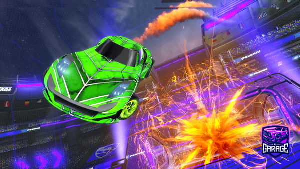 A Rocket League car design from destroyerfirebal