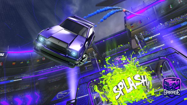 A Rocket League car design from byJaba