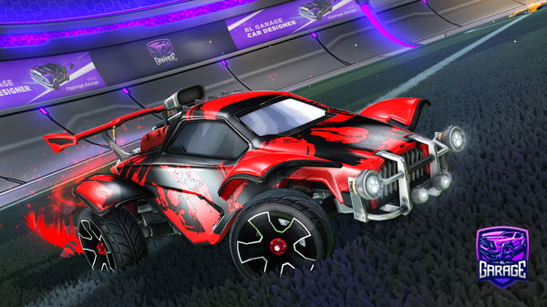 A Rocket League car design from JWBACON2012