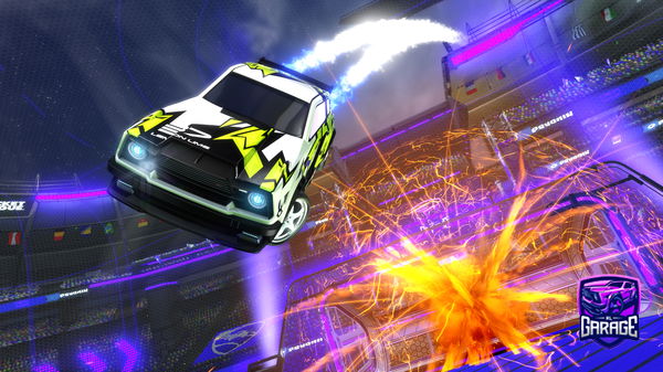 A Rocket League car design from bugrakopkop