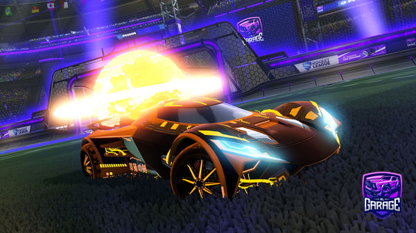 A Rocket League car design from zap88