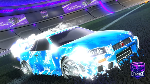 A Rocket League car design from RobotBoi0403