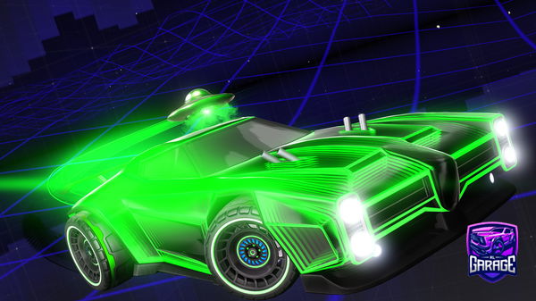 A Rocket League car design from abspielen