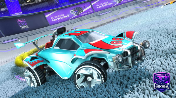 A Rocket League car design from Genszn-