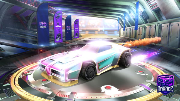 A Rocket League car design from Fedom
