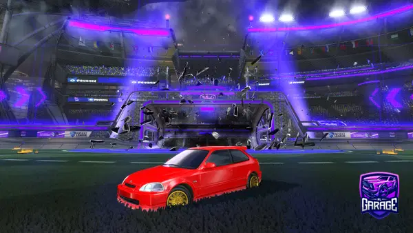 A Rocket League car design from Taizo200
