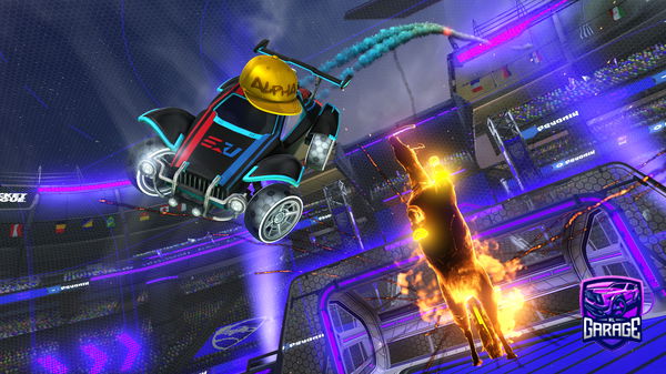 A Rocket League car design from Shadowflash