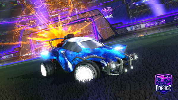 A Rocket League car design from hehhehd