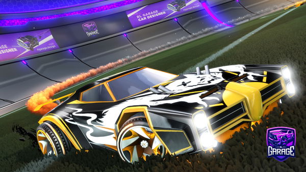 A Rocket League car design from Ludoxx2