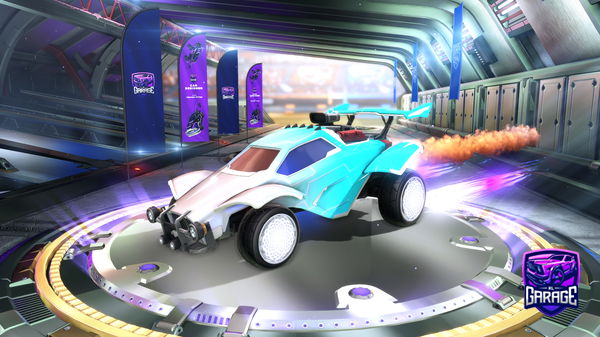 A Rocket League car design from BikerKing