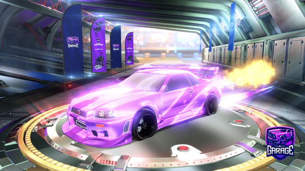 A Rocket League car design from hamsterballen