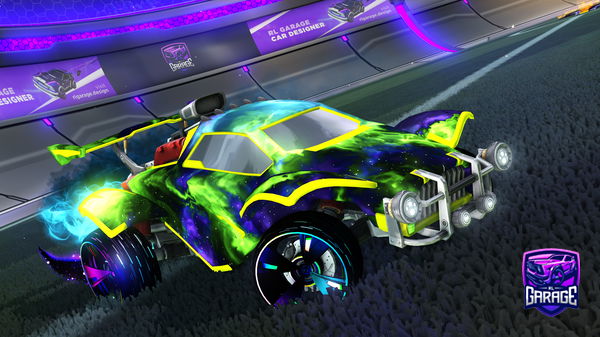 A Rocket League car design from PSN-kingofslash826
