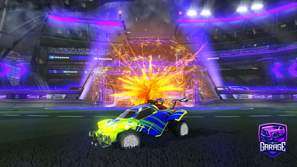 A Rocket League car design from fendi3x