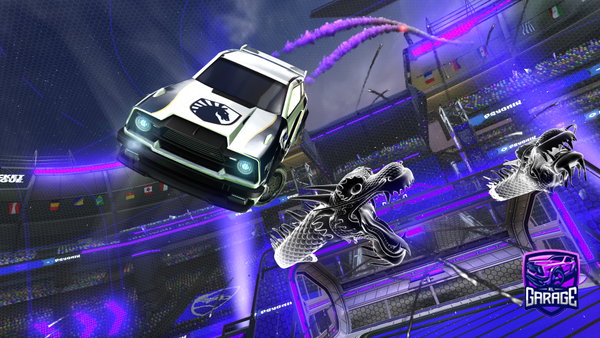 A Rocket League car design from Jittrippinyt
