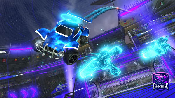 A Rocket League car design from hornet4000