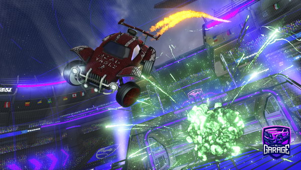 A Rocket League car design from Cryptedslash