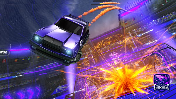 A Rocket League car design from Comcombre