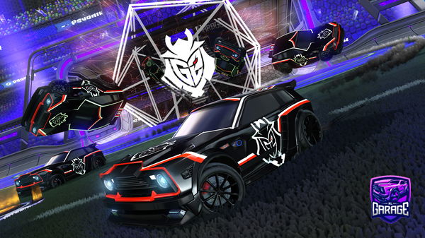 A Rocket League car design from NinjazzPL