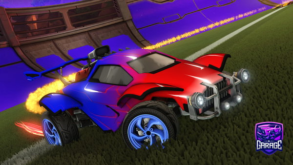 A Rocket League car design from player12445
