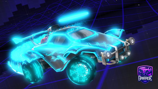 A Rocket League car design from Splooms