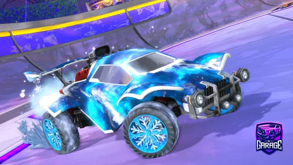 A Rocket League car design from combativehour