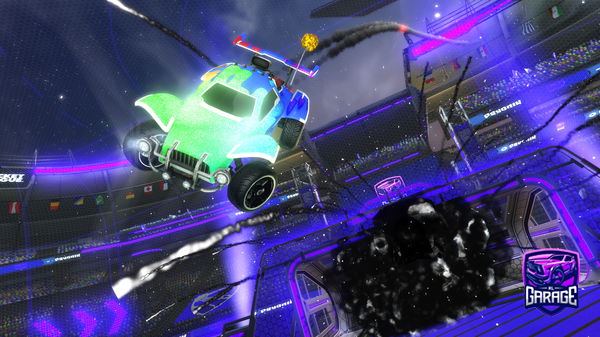 A Rocket League car design from Ieatfrog3