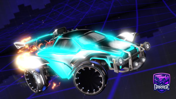 A Rocket League car design from supervic005