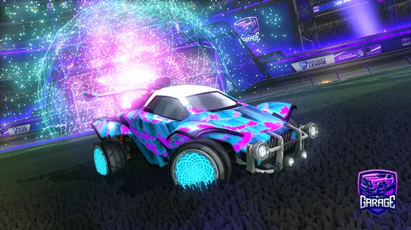 A Rocket League car design from Verrkami