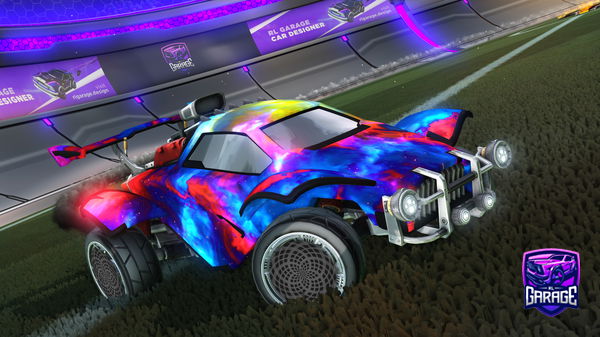 A Rocket League car design from supernoobbers