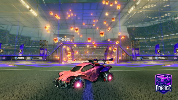 A Rocket League car design from DizzyHyena997