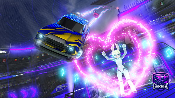 A Rocket League car design from 1223Finn