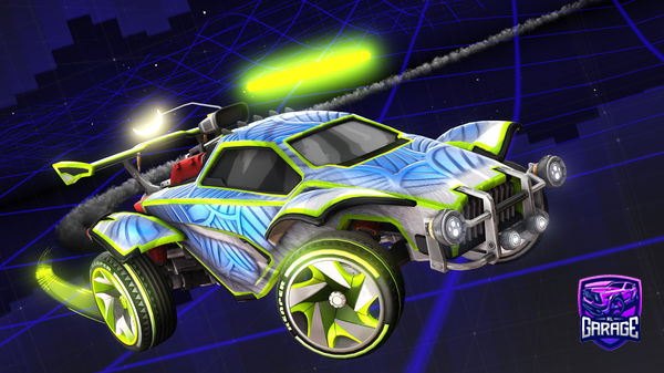 A Rocket League car design from Dudebr0