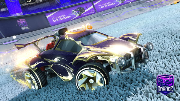 A Rocket League car design from lwhb