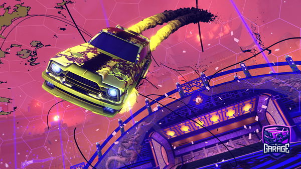 A Rocket League car design from Ice_spice