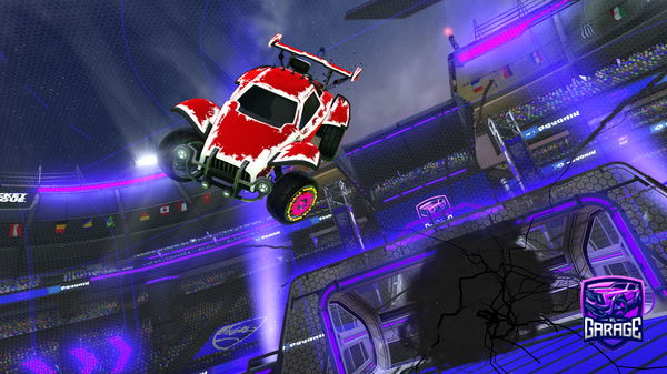 A Rocket League car design from XcyOff1c1al