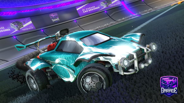 A Rocket League car design from Gamer132884