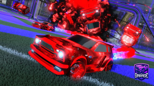 A Rocket League car design from KingOfThaWolves_