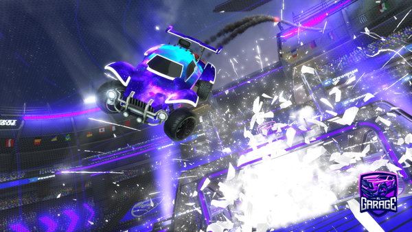A Rocket League car design from Bossett